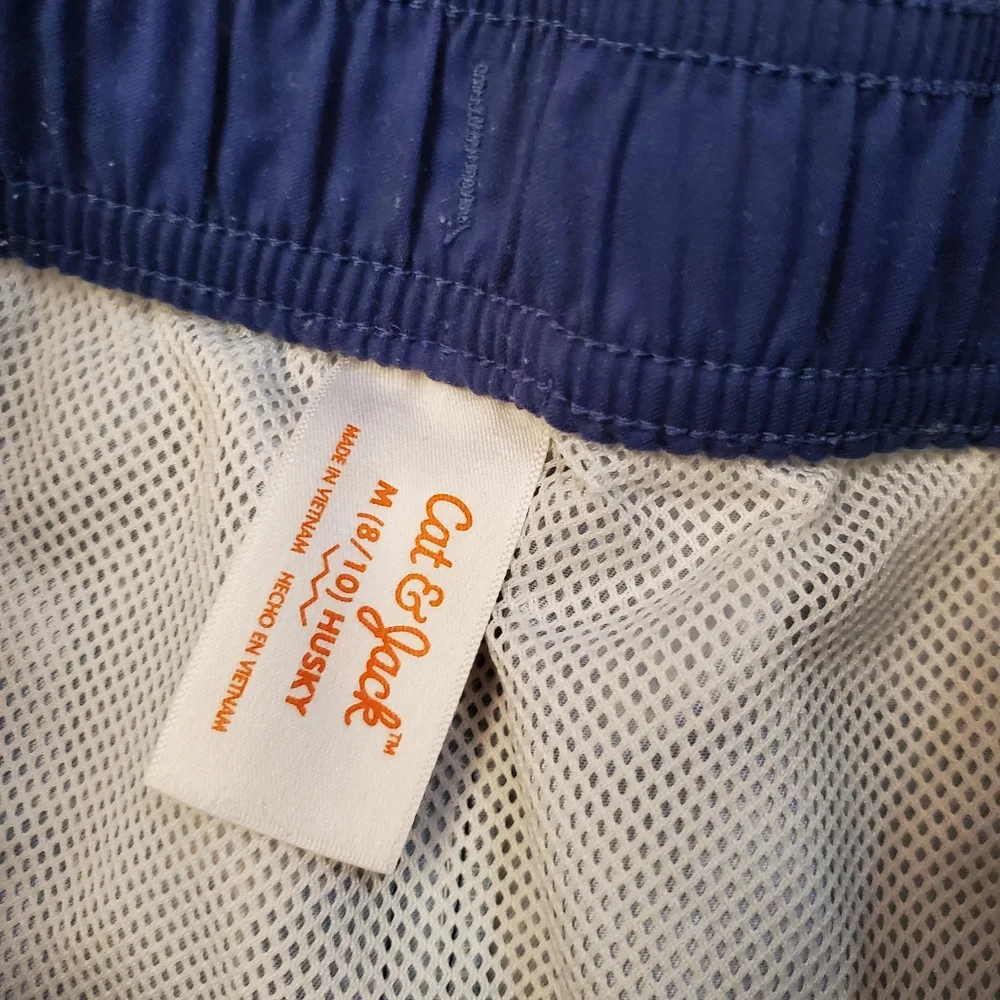 Cat & Jack Swim Trunks Boy's Medium (8/10) HUSKY Shark